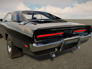 Dodge Charger 1969 3D Model