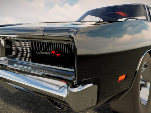 Dodge Charger 1969 3D Model