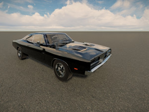 Dodge Charger 1969 3D Model