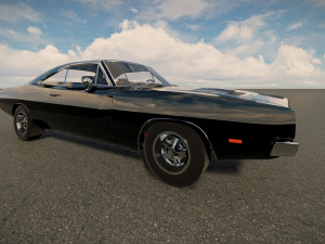 Dodge Charger 1969 3D Model