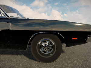 Dodge Charger 1969 3D Model