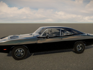 Dodge Charger 1969 3D Model