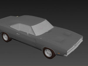 Dodge Charger 1969 3D Model