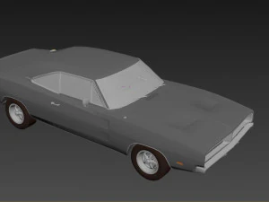 Dodge Charger 1969 3D Model