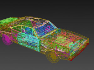Dodge Charger 1969 3D Model