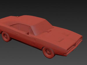 Dodge Charger 1969 3D Model