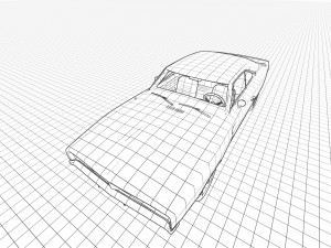 Dodge Charger 1969 3D Model