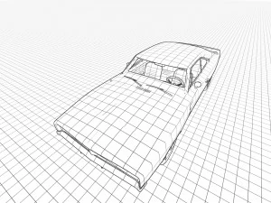 Dodge Charger 1969 3D Model