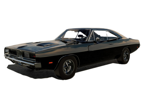Dodge Charger 1969 3D-Modell