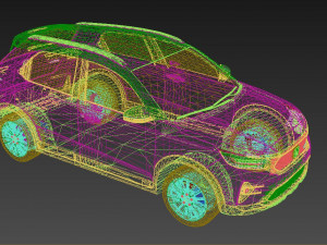 Honda WR V RS 2023 3D Model