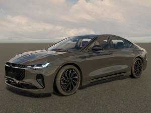 Lincoln Zephyr 2023 Model 3D