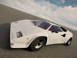 Countach LP500 3D Model