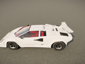 Countach LP500 3D Model