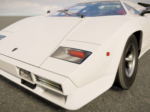 Countach LP500 3D Model