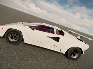 Countach LP500 3D Model