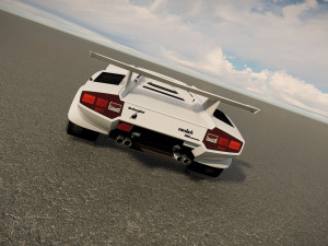 Countach LP500 3D Model