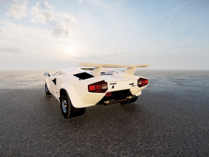 Countach LP500 3D Model
