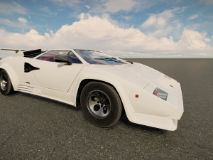 Countach LP500 3D Model