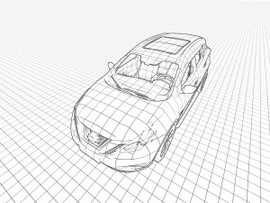 Nissan Murano 2022 3D Модель