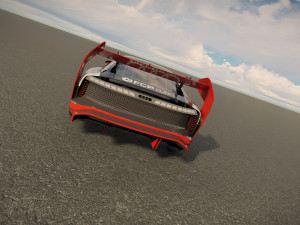 Ken Block Audi S1 Hoonitron E Tron 2023 3Dモデル