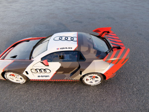 Ken Block Audi S1 Hoonitron E Tron 2023 3Dモデル