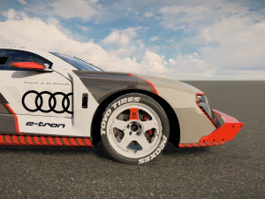 Ken Block Audi S1 Hoonitron E Tron 2023 3Dモデル