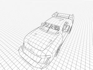 Ken Block Audi S1 Hoonitron E Tron 2023 3Dモデル