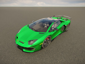 Aventador SVJ Roadster 2022 3D 模型
