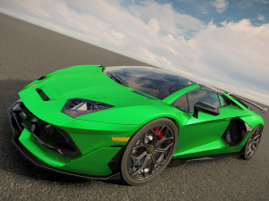 Aventador SVJ Roadster 2022 3D 模型