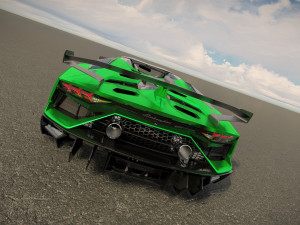 Aventador SVJ Roadster 2022 3D 模型