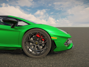 Aventador SVJ Roadster 2022 3D 模型