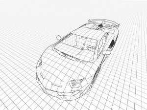 Aventador SVJ Roadster 2022 3D 模型