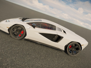 Countach LPI 800 4 2022 3Dモデル