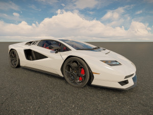 Countach LPI 800 4 2022 3Dモデル
