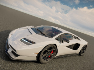 Countach LPI 800 4 2022 3Dモデル