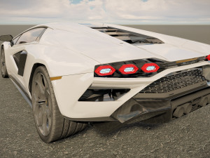 Countach LPI 800 4 2022 3Dモデル