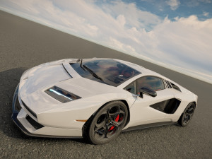 Countach LPI 800 4 2022 3Dモデル