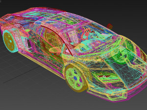 Countach LPI 800 4 2022 3Dモデル