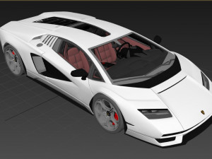 Countach LPI 800 4 2022 3Dモデル