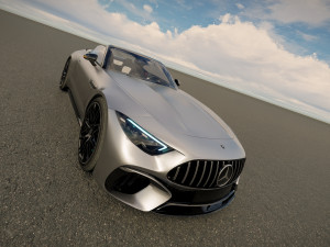 Mercedes AMG SL63 2023 3D Model