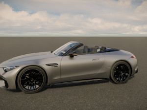 Mercedes AMG SL63 2023 3D Model