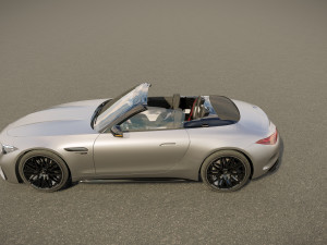 Mercedes AMG SL63 2023 3D Model