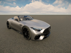 Mercedes AMG SL63 2023 3D Model
