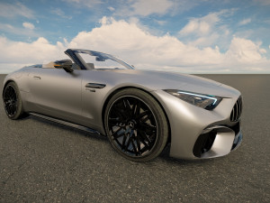 Mercedes AMG SL63 2023 3D Model