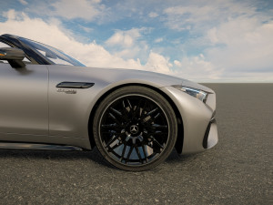 Mercedes AMG SL63 2023 3D Model