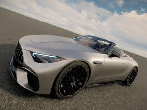 Mercedes AMG SL63 2023 3D Model