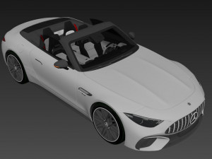 Mercedes AMG SL63 2023 3D Model