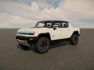 Hummer EV 2023 3D Model