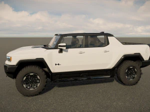 Hummer EV 2023 3D Model