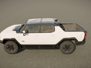 Hummer EV 2023 3D Model